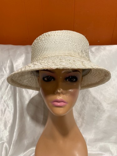 Terramina off White Church Derby Wedding Hat
