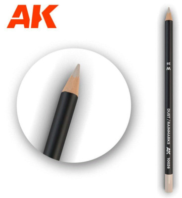 AK Interactive 10026 Staub/Regenspuren - Verwitterung Aquarell Bleistift