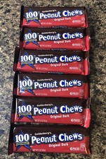 6 X Goldenberg s Peanut Chews Original Dark Bars 2 Oz USA SELLER