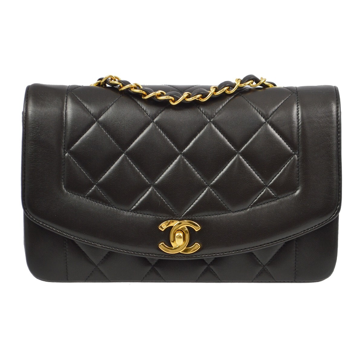 CHANELハンドバック ラージ トップハンドル フラップ バッグ、ツイード、ピンク、ブラック