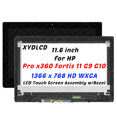 N00433-001 for HP Pro x360 Fortis 11 G9 G10 LCD Touch Screen Assembly w/Bezel HD