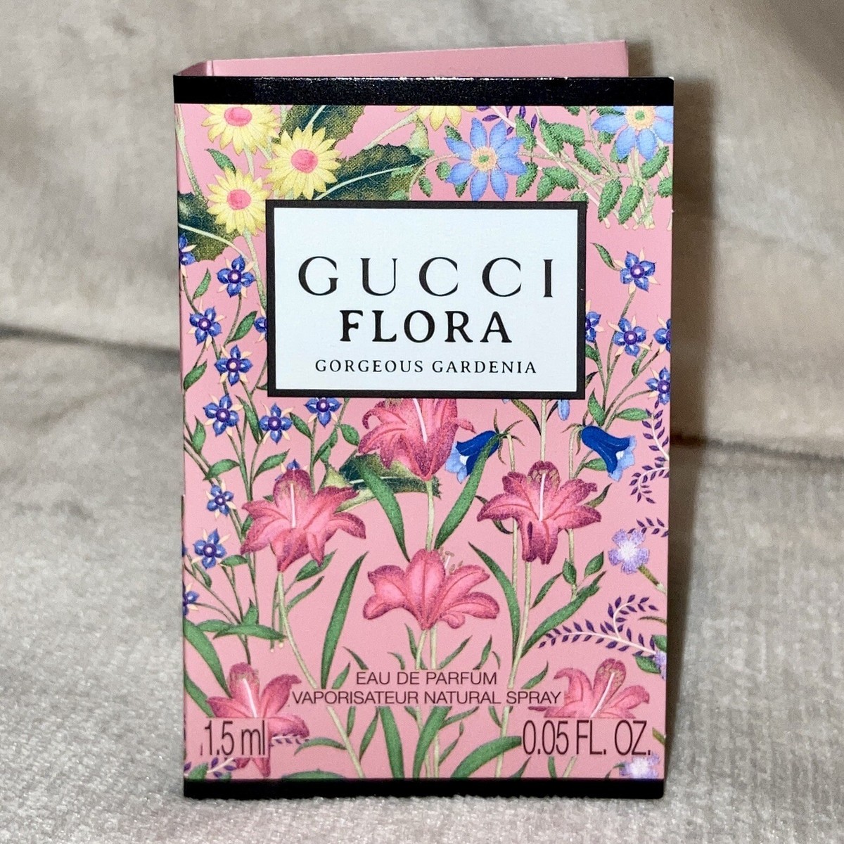 GUCCI Flora Gorgeous Gardenia Eau De Parfum EDP Sample Spray .05oz
