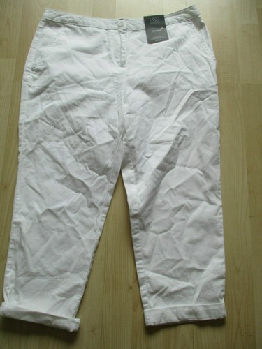 ladies M\u0026S MARKS \u0026 SPENCER WHITE COTTON 