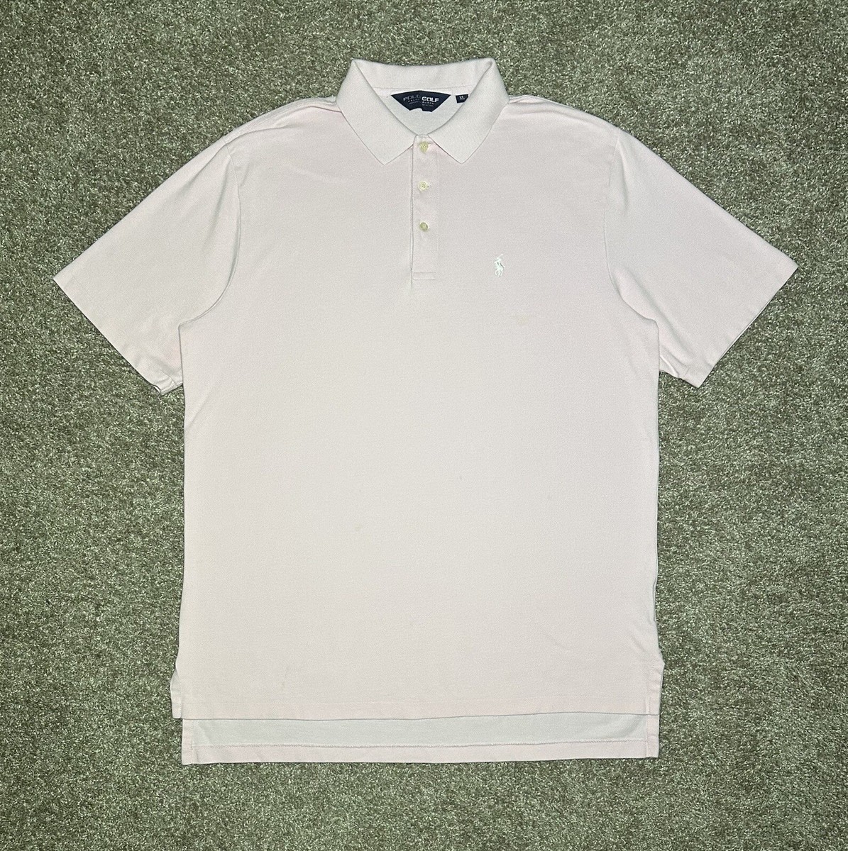 Polo Golf Ralph Lauren Men's Polo Shirt (MW21A) Solid Pink Basic S