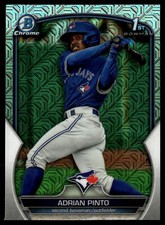 2023 Bowman Chrome Adrian Pinto #BCP-250 Chrome Mojo Refractor Blue Jays
