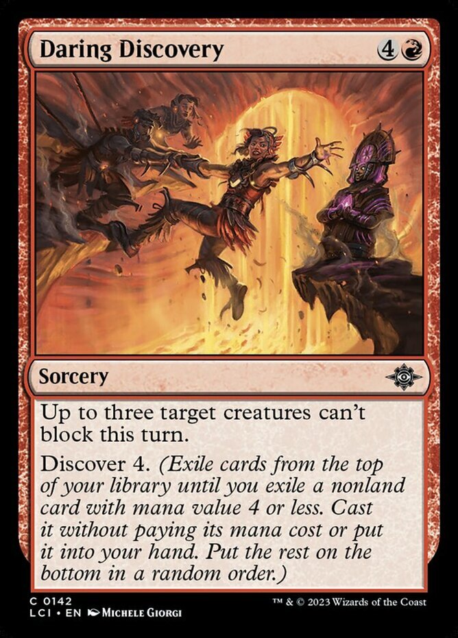 Daring Discovery NM, English MTG Lost Caverns of Ixalan - Main Set Daring Discovery NM, English MTG Lost Caverns of Ixalan - Main Set