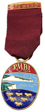 RMBI Masonic Medal Steward 1978 Masons Sussex Seven Sisters Collectable Rare k