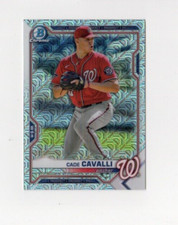 2021 Bowman Chrome Cade Cavalli #BCP-250 Mojo Refractor Washington Nationals