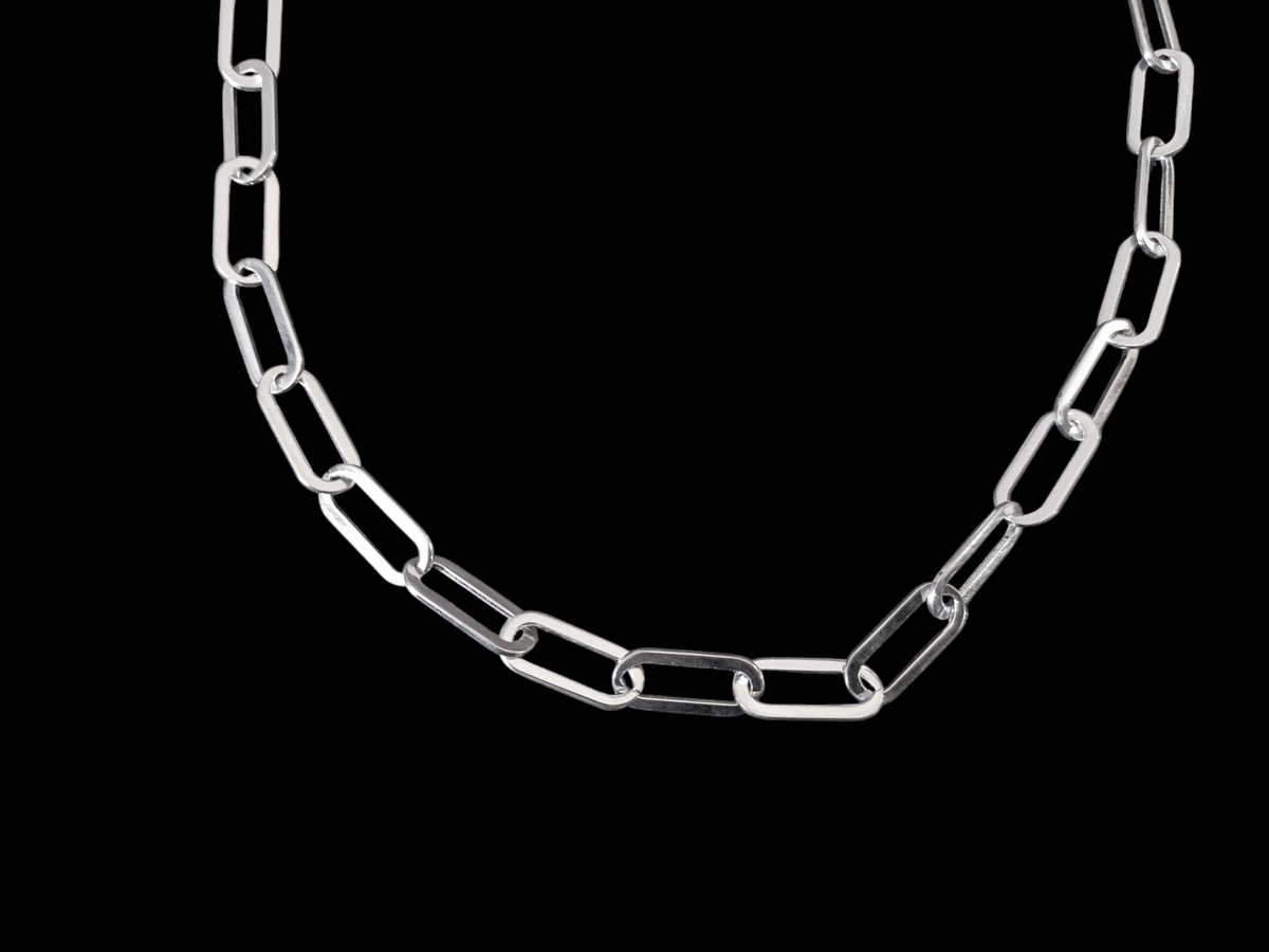 Jennifer Zeuner Marta 925 Sterling Silver Paperclip Chunky 16mm