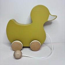 Hearth  Hand with Magnolia - Pull Along String Duck Toy Wooden Play Nursery Kid
