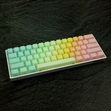 POM Jelly Mochi Keycaps Blank 109 keycap set With 1.75u Shift