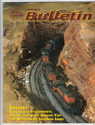 NMRA BULLETIN 2000 Juni, Modelleisenbahn Züge ~ Western El Segundo Lines usw.
