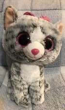 Ty Beanie Boos 9” Kiki the Cat w/ DHT 2016