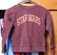 GAP x Star Wars Pullover Sweatshirt Maroon Youth Small YS 6-7 