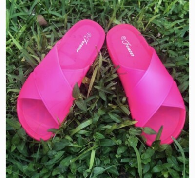 pink jelly slides