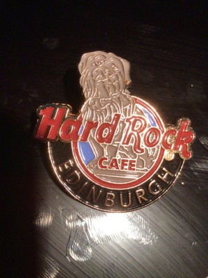 HRC Hard Rock Cafe Edinburgh 3D Global Logo Series Pin 2023, LE