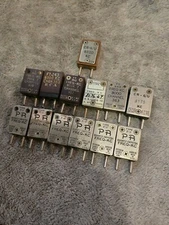 PR KC Ham Military Radio  Vintage Quartz Crystal Assorted Lot