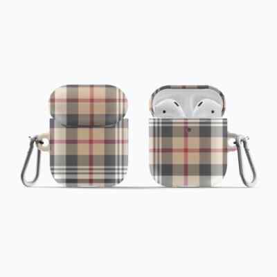 Designer Plaid Airpods Case Original Airpod Pro Tartan Print Cover