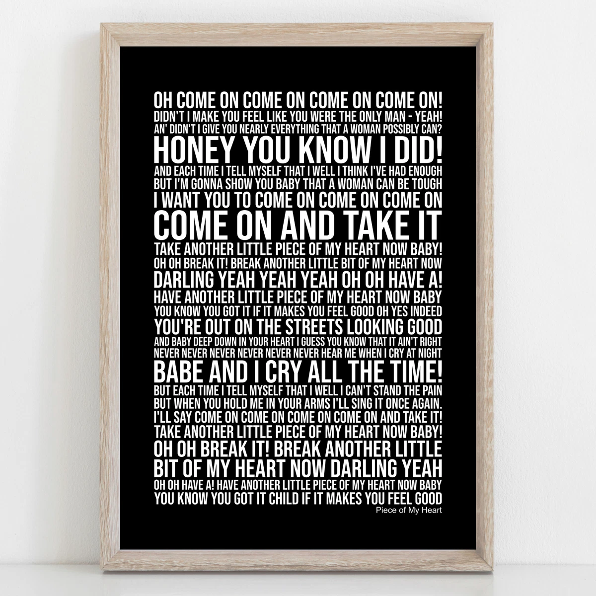 Janis Joplin – Piece of My Heart Lyrics