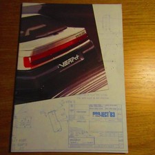 PEUGEOT TALBOT Project '83 Horizon Samba Cabriolet Alpine 305 505 Brochure 1983
