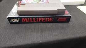 CIB MILLIPEDE NINTENDO NES VIDEO GAME COMPLETE IN BOX W/ PROTECTOR CASE