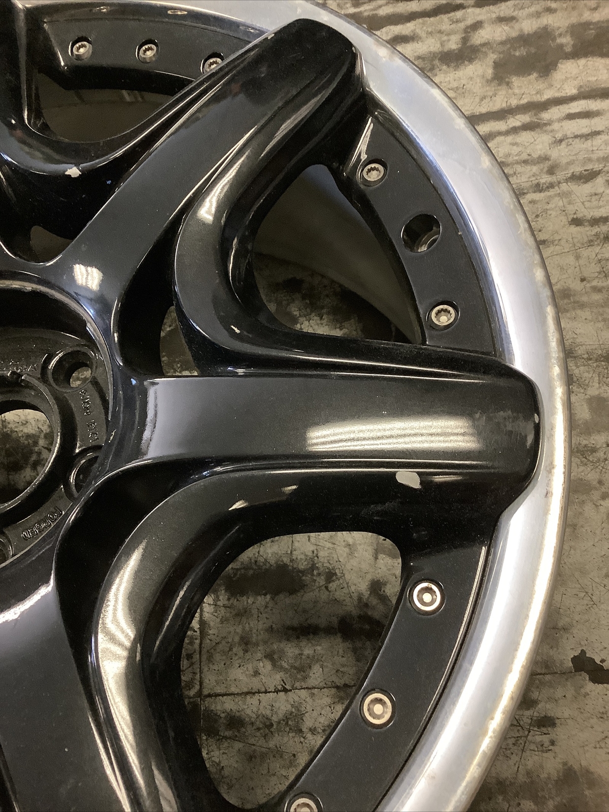 Bentley Continental 2009 2010 98159 20226 aluminum OEM wheel rim 20x9 POLISH BLK