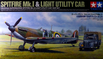 Tamiya 25211 - 1:48 Spitfire Mk.I & Light Utility Car