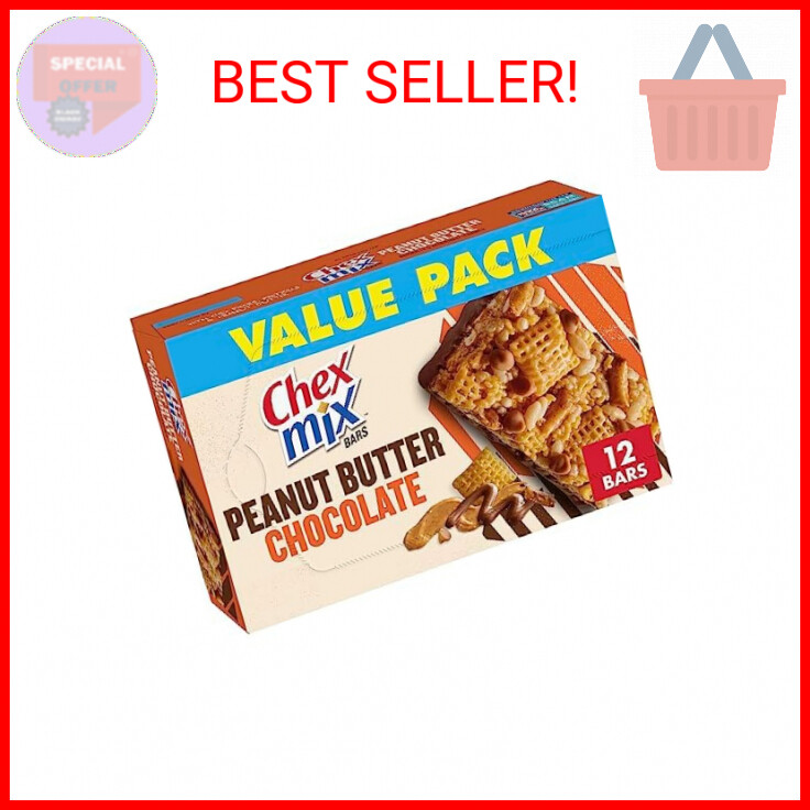 Chex Mix Peanut Butter Chocolate Treat Bar, Value Pack, 12 Bars eBay