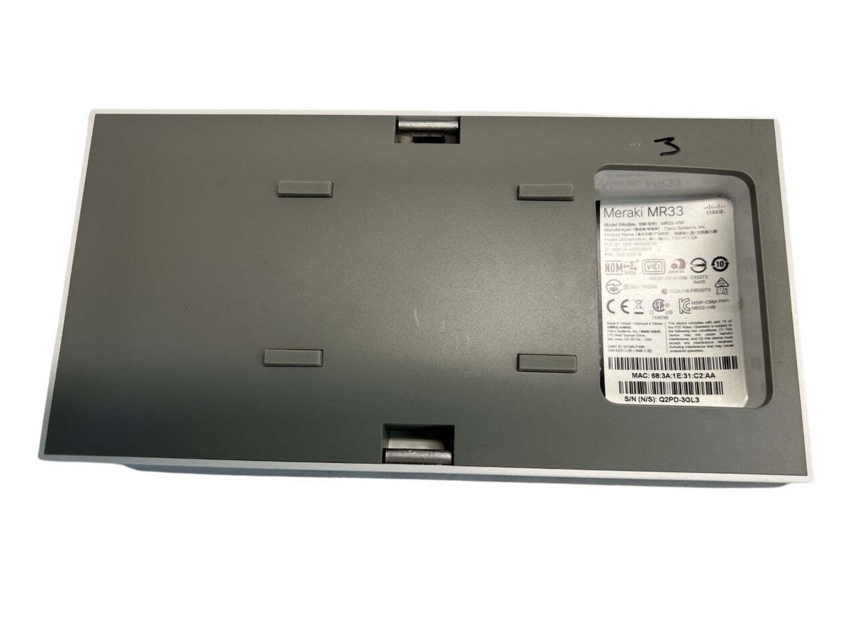 Meraki出品 Cisco MR33-HW Meraki MR Series MR33 Cloud Managed Access