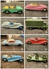 Vintage Dinky Toys Lot (9 Pieces) – Diecast Cars & Military Models – 1940s–1960s