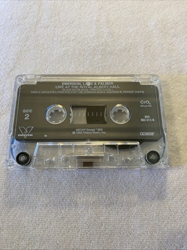 Emerson Lake And Palmer Live At The Royal Albert Hall 1993 Cassette Tape Tested - Picture 4 of 8
