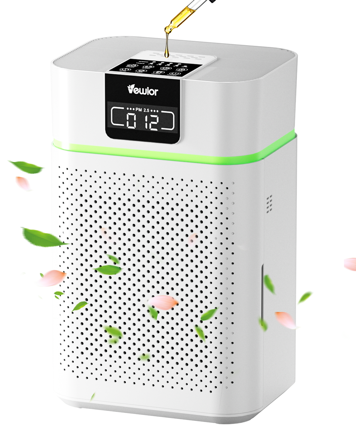 H13 HEPA Air Purifier Up to 1560 sqft for Pets Smoke Pollen Odor Removal