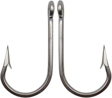 Big game tuna fishing hooks stainless steel pack of ten