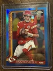 2025 Topps Chrome Blue Refractor /150 Football Patrick Mahomes Chiefs