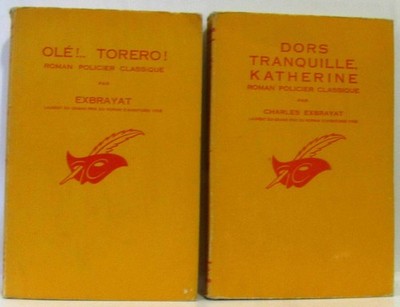 2 Bücher: Olé! Torero! ruhiger Schlaf Katherine | Exbrayat | Guter Zustand