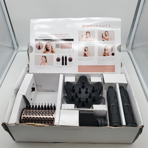Shark FlexStyle Hair Dryer & Powerful Styling System, Black, HD440BK *READ*