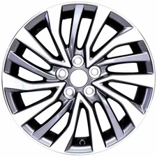New 16 x 6.5 Machined, Gray Alloy Wheel Rim for 2016-2018 Toyota Corolla