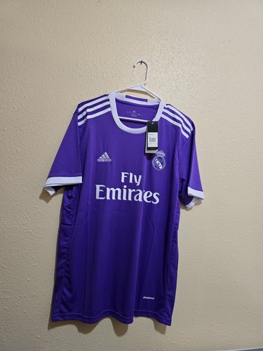 Gareth Bale #11 Adidas Real Madrid Jersey Men's Size XL New With Tags PURPLE
