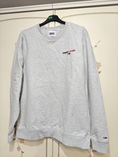 Tommy Jeans Sweatshirt Pullover Grau Größe ...