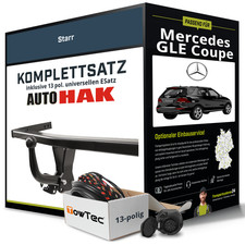 Anhängerkupplung starr für MERCEDES GLE Coupe +E-Satz Set