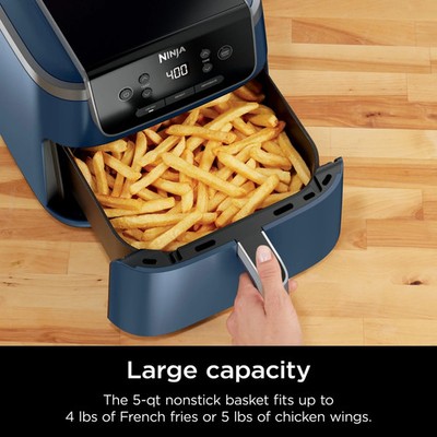Ninja Air Fryer Pro 3-in-1  XL 5-Qt Basket, 3 Functions, white and navy Color