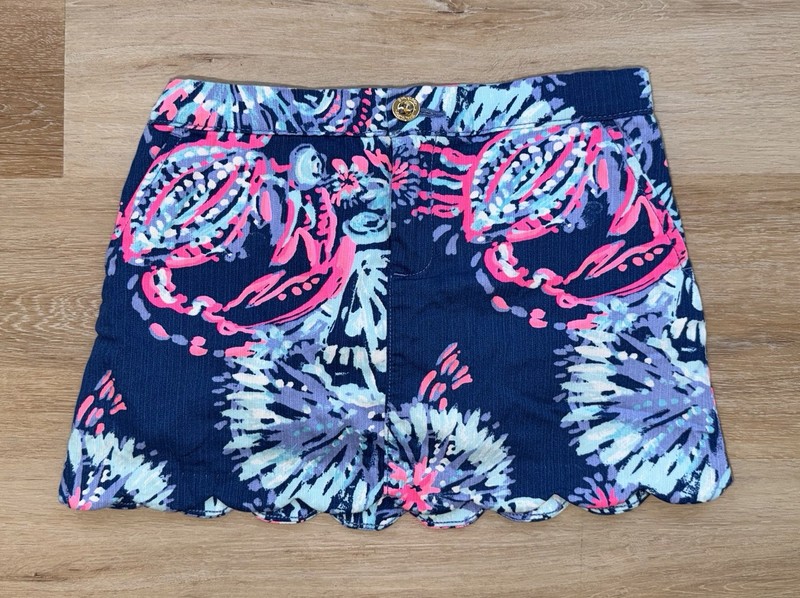 Lilly Pulitzer Girls Indigo Gypsea Skirt size 10
