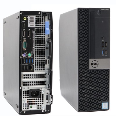 Dell OptiPlex 7050 SFF Computer i5-7500 8GB RAM 256GB SDD WiFi RS-232 Windows 10