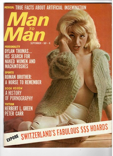 MAN TO MAN Men's Magazine Sept. 1968 Cindy Clifton, Jean Bender, Others