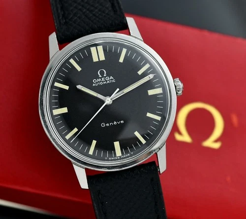 Vintage military OMEGA 165.002 Geneve - Seamaster - 34,5 mm case - 1967 - Box