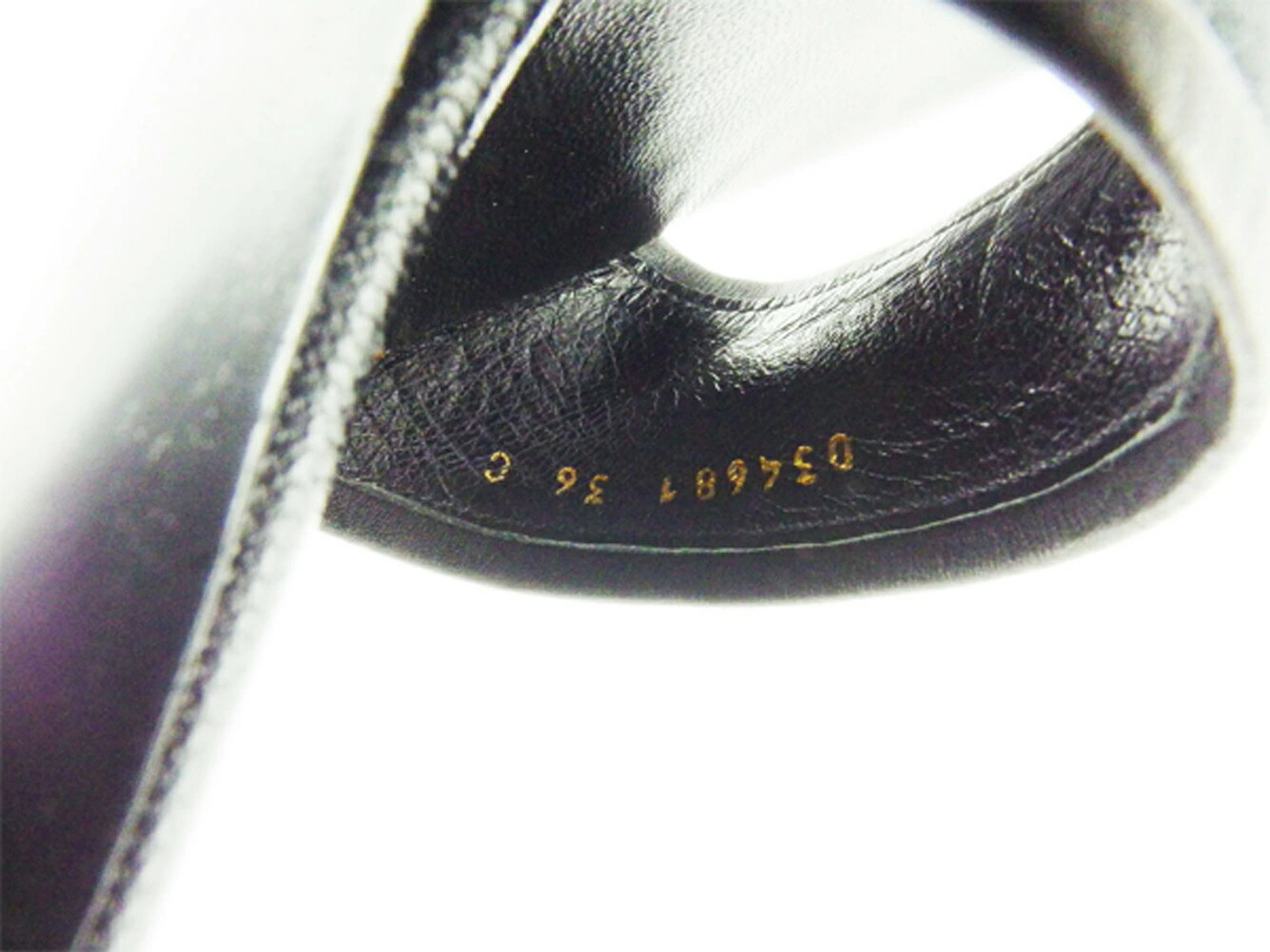 GUCCI Sandals GG Canvas #36C Chky Heel Black Men's Brand High Brand Vintage thumbnail 11