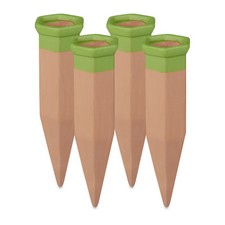 Tonspitzen bewässerung Gießkegel Set Bewässerungshilfe Ton 4 Stück Keramik