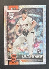 CARSON SEYMOUR 2026 TOPPS #112 HOLO FOIL ROOKIE RC SAN FRANCISCO GIANTS ⚾️