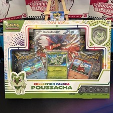 Carte Pokémon Coffret Collection PALDEA Ex Poussacha Neuf Scellé FR