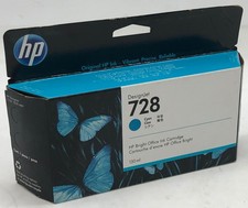 Genuine HP 728 F9J67A Cyan Ink Cartridge BRAND NEW
